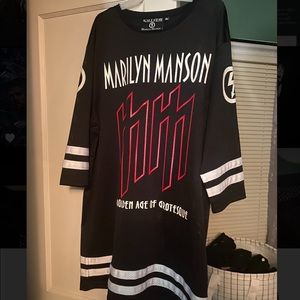Killstar Marilyn Manson Jersey Dress